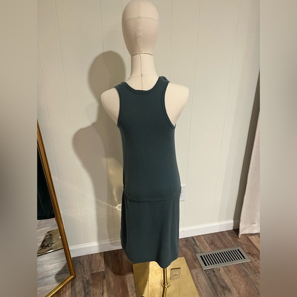 100% Cashmere Tank Knit Dress with Drawstring Waist; Lounge Wear, Super Soft - Picture 4 of 6